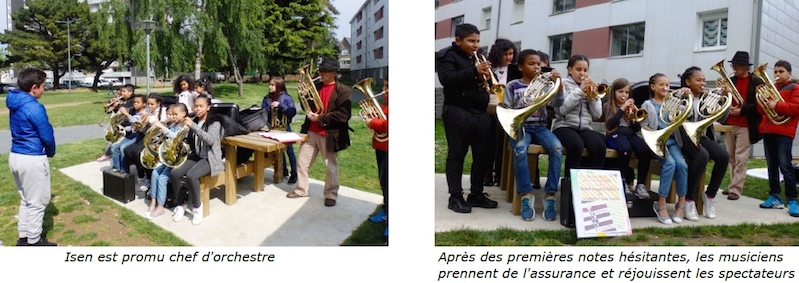 Miguel Angel Estrella et son Quatuor pour la Paix jouent avec "l’orchestre à l’école" de Saint Brieuc (p.10)