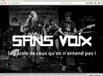 SANS VOIX, le rock porte-parole des exclus SANS VOIX, le rock porte-parole des exclus