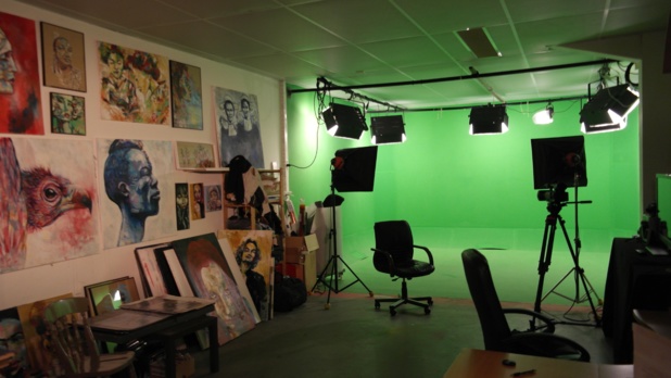 Le studio fond vert