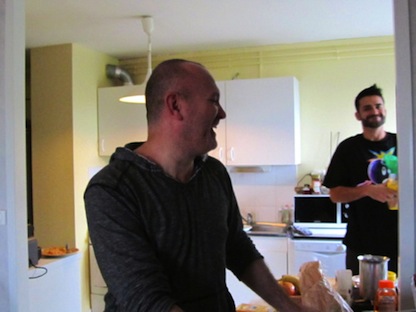 George et Casey, lors de leur passage à Redon en octobre 2013. George et Casey, lors de leur passage à Redon en octobre 2013.