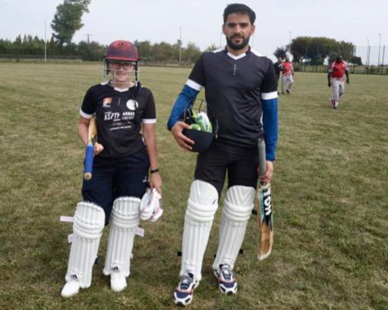 D'Arras à Rennes, les joueurs de cricket afghans