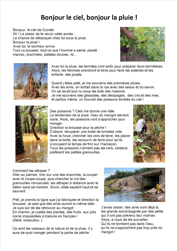 Youssouf : "Bonjour le ciel de Guinée" Youssouf : "Bonjour le ciel de Guinée"