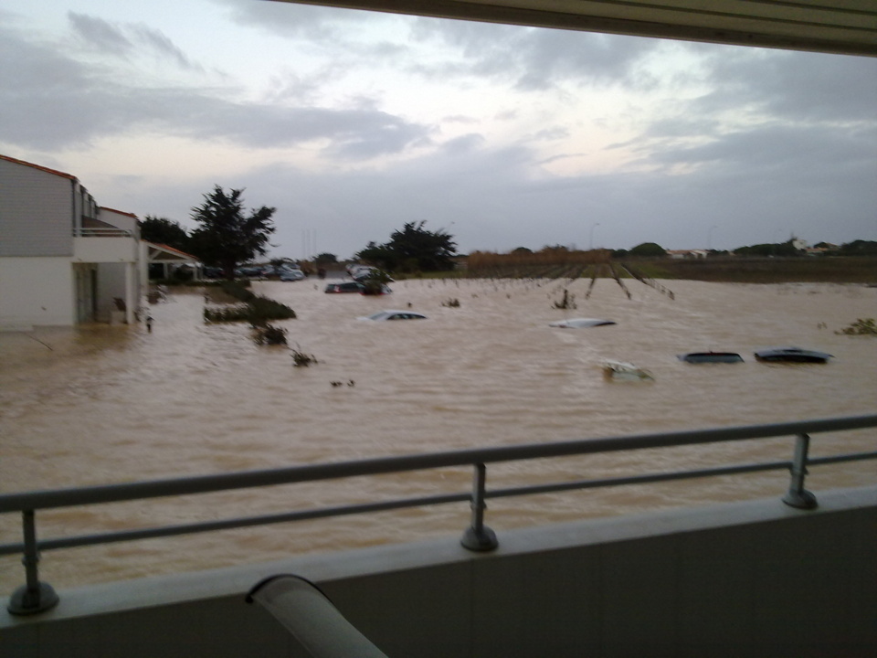 Le lendemain de la tempête, sur l'ïle de Ré.