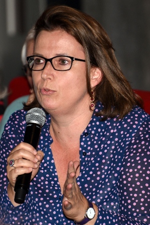 Claire Hédon à l'Assemblée nationale le 14 juin 2016 (photo : François Phliponeau ATD Quart Monde).