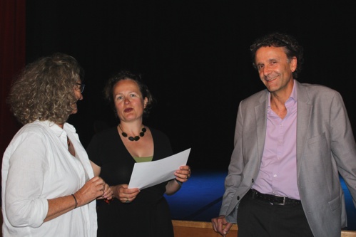 Michel Podolak, invité de l'Aresat Bretagne à Pontivy en juin 2017 - Photo : Tugdual Ruellan. Michel Podolak, invité de l'Aresat Bretagne à Pontivy en juin 2017 - Photo : Tugdual Ruellan.