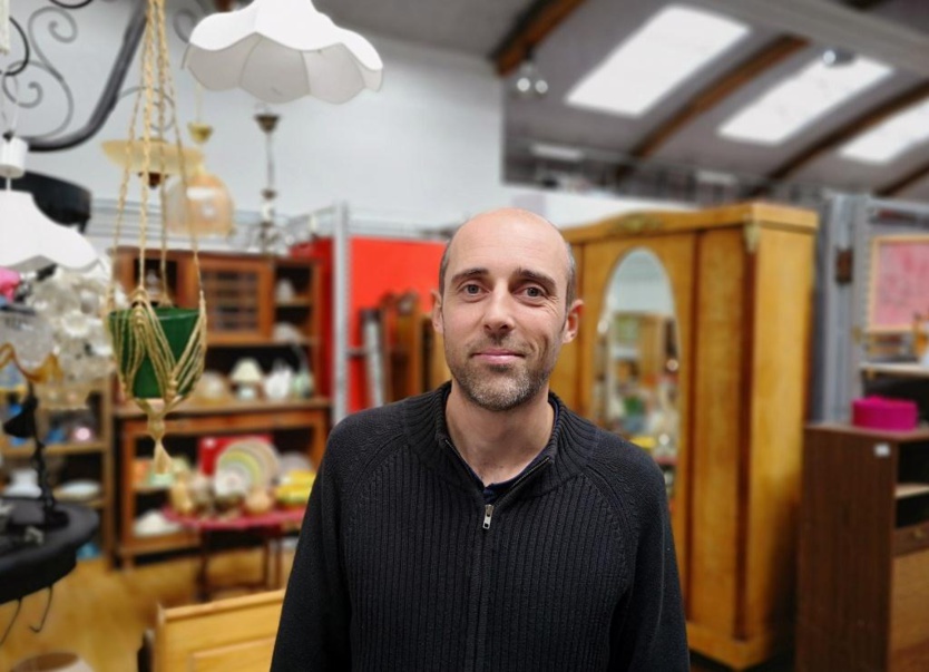 Franck Guillouzouic, directeur de la La Redonnerie, recyclerie du pays de Redon