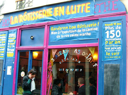 À Paris, le restaurant associatif La Rôtisserie résiste... À Paris, le restaurant associatif La Rôtisserie résiste...