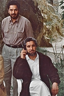 En avril 2001, avec Massoud, quatre mois avant son assassinat (photo Michel Rouger)