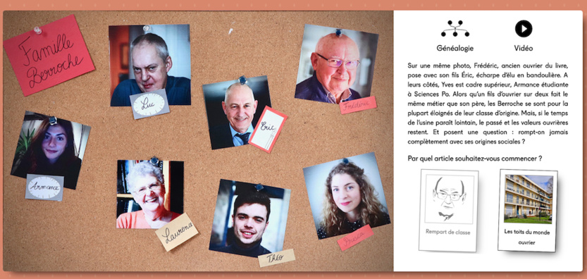 "Tout est affaire de famille" : un web-documentaire interroge l'identité de classe.