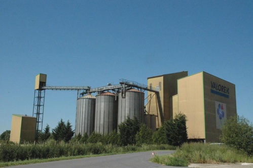 Usine Valorex à Combourtillé près de Fougères en Ille-et-Vilaine