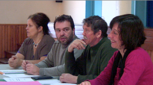 Martine Kerlaouezo et 3 membres du bureau Martine Kerlaouezo et 3 membres du bureau