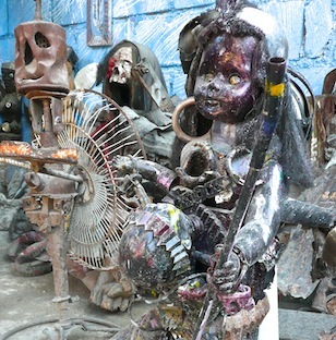 L'artiste de la récup' André Eugène, « atis-rezistan » d'Haïti L'artiste de la récup' André Eugène, « atis-rezistan » d'Haïti