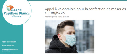 Fabrication de masques : les esat et entreprises adaptées à la rescousse Fabrication de masques : les esat et entreprises adaptées à la rescousse