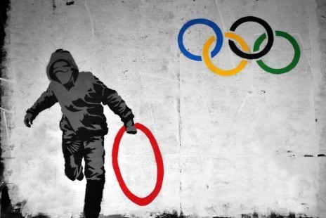 Les J O sur les murs de Londres... Les J O sur les murs de Londres...