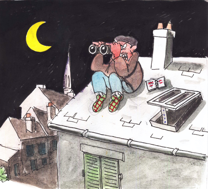 Un roman feuilleton à suivre : "Le mouchard est sur le toit"