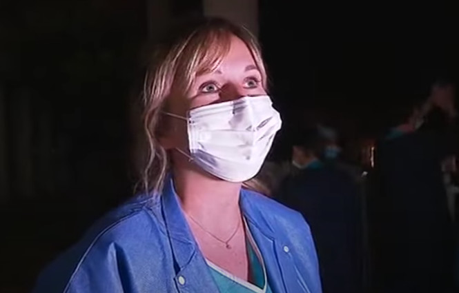Capture d'écran YouTube sur un reportage de France 3 Corse ViaStella au service de réanimation du centre hospitalier d’Ajaccio