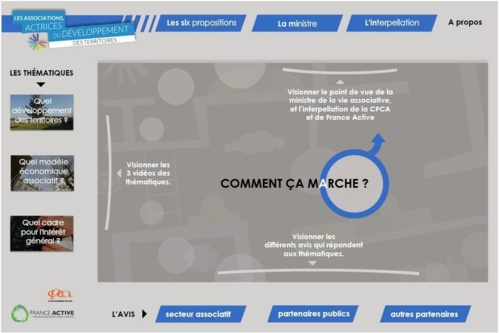 Un webdoc pour défendre le rôle des associations