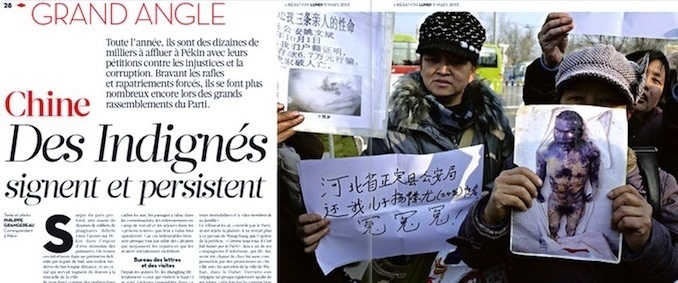 Plongée parmi des « indignés » chinois Plongée parmi des « indignés » chinois