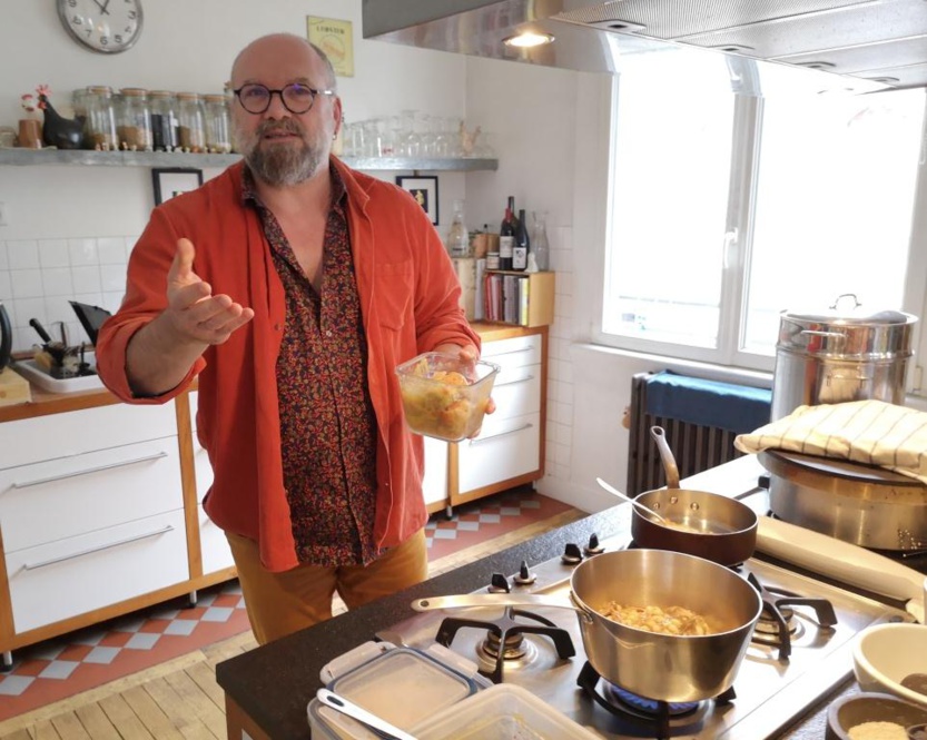 Xavier Hamon, cuisinier par passion (photo Tugdual Ruellan). Xavier Hamon, cuisinier par passion (photo Tugdual Ruellan).