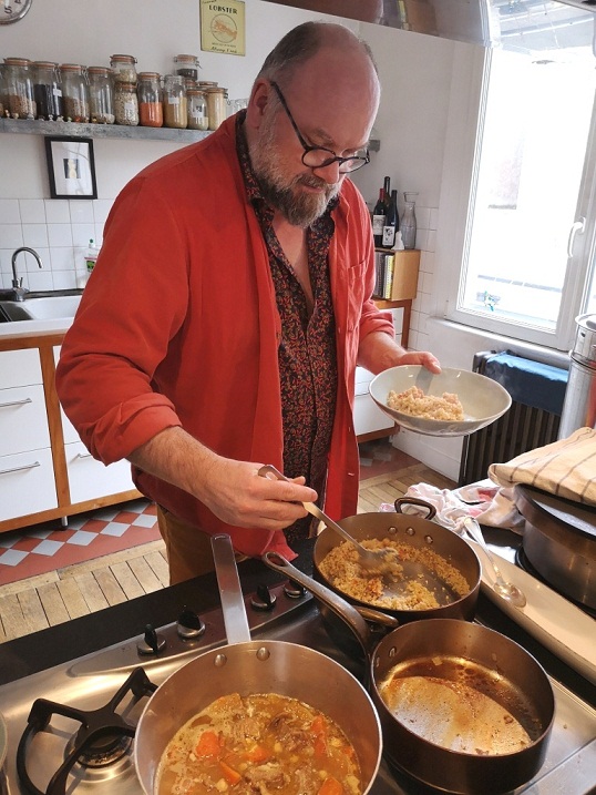 Xavier Hamon a créé l'Université des sciences et des pratiques gastronomiques en Bretagne (photo Tugdual Ruellan).