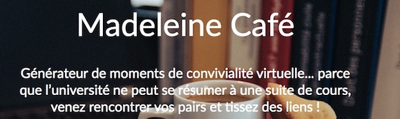 "Madeleine Café", une e.pause solidaire entre étudiants