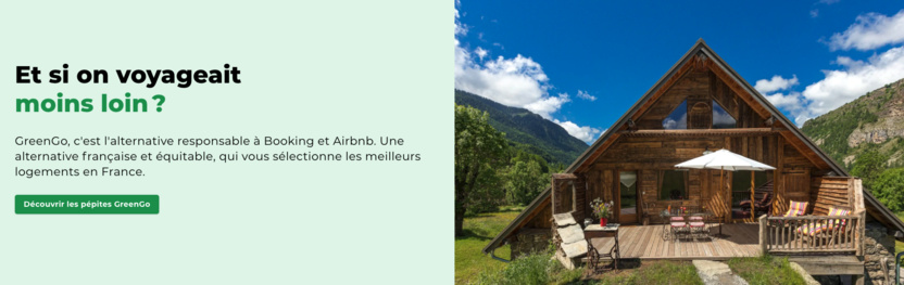 GreenGo, l'alternative responsable à Booking et Airbnb