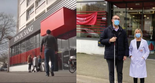 Un outil pour aider aveugles et malvoyants à donner leur sang Un outil pour aider aveugles et malvoyants à donner leur sang