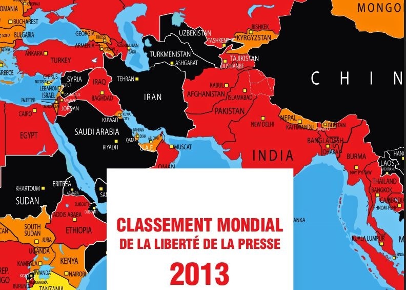 Le classement 2013 de la liberté de la presse