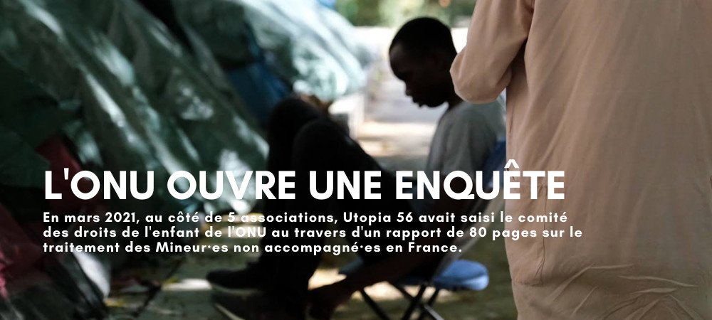 Mineurs isolés : l'ONU va enquêter en France Mineurs isolés : l'ONU va enquêter en France