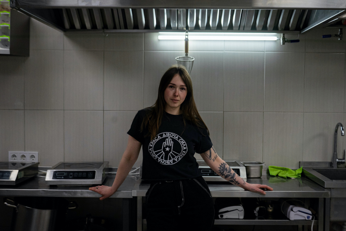 A Kyiv, Tanya, le visage des volontaires de l'ombre