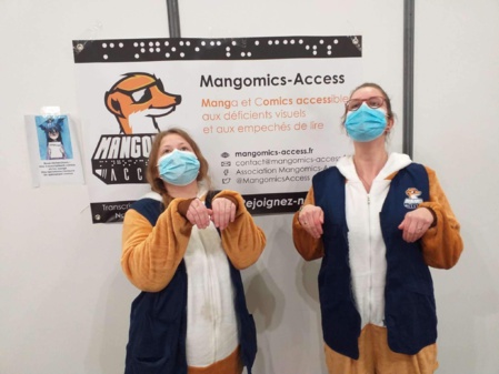 Mangomics adapte les mangas aux non-voyants