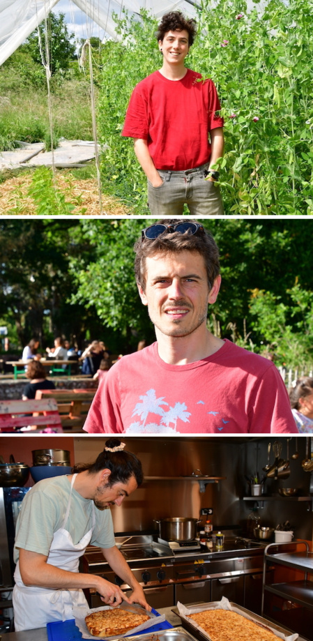 De haut en bas : Eva Luzano, Nicolas Bon et Maxime Vignon De haut en bas : Eva Luzano, Nicolas Bon et Maxime Vignon