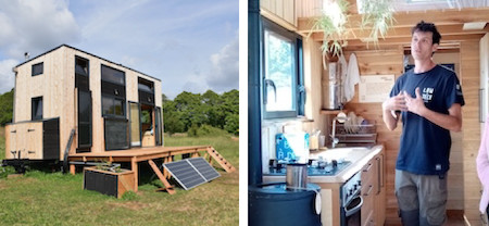 Clément Chabot et la tiny house : une autonomie totale - © Low-Tech Lab Clément Chabot et la tiny house : une autonomie totale - © Low-Tech Lab
