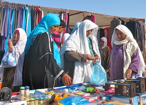 Sur un marché du sud tunisien