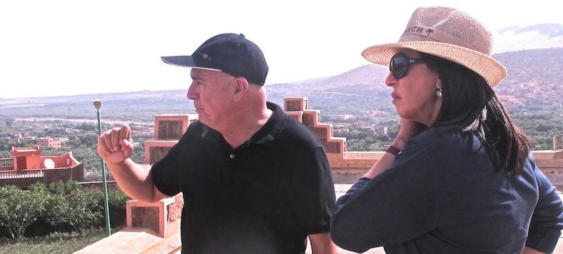 Nabila Mounib guidée dans la vallée de l'Ourika par Abdelali Atif de l'association ABDBO et responsable PSU sur la région de Marrakech. Nabila Mounib guidée dans la vallée de l'Ourika par Abdelali Atif de l'association ABDBO et responsable PSU sur la région de Marrakech.