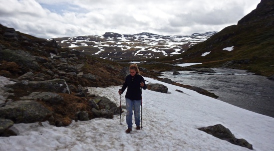 Cet été, Morgane dans les montagnes de Norvège