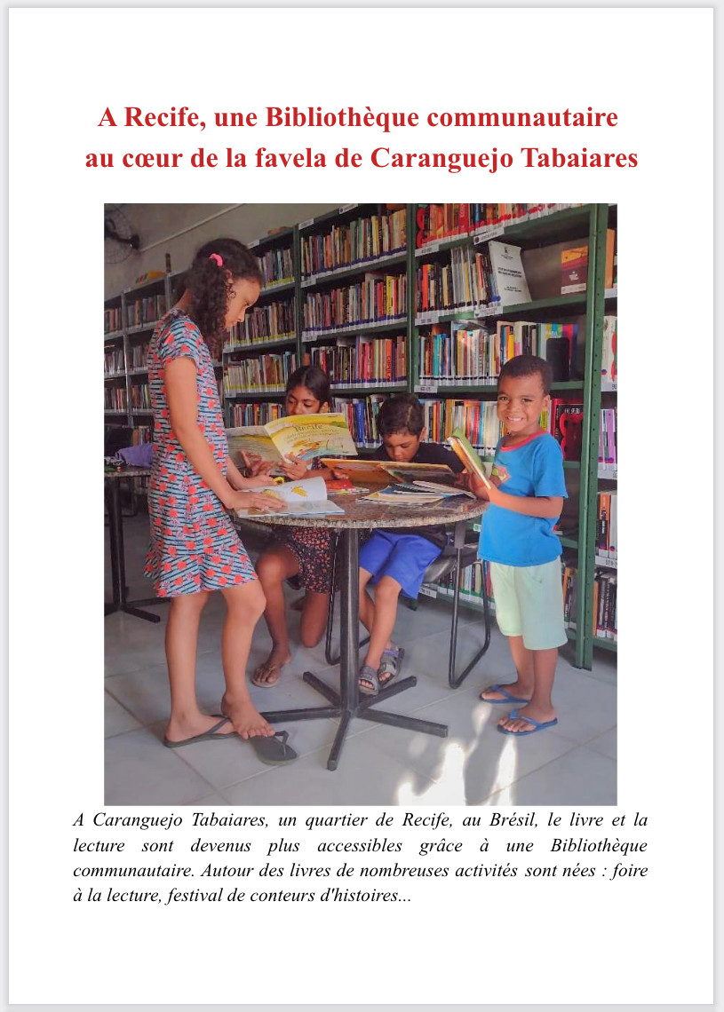 Reginaldo a créé une bibliothèque dans sa favela de Recife, au Brésil Reginaldo a créé une bibliothèque dans sa favela de Recife, au Brésil