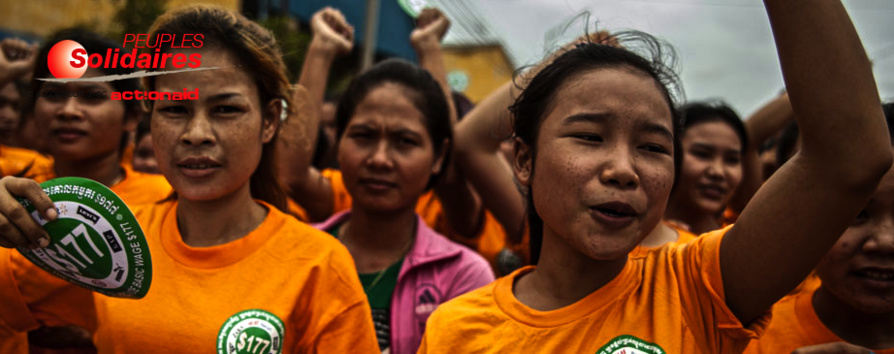 Peuples Solidaires : appel à soutenir les ouvrières du Cambodge