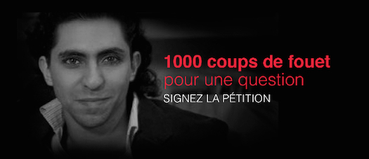 ​Pétition de soutien au journaliste saoudien Raef Badawi
