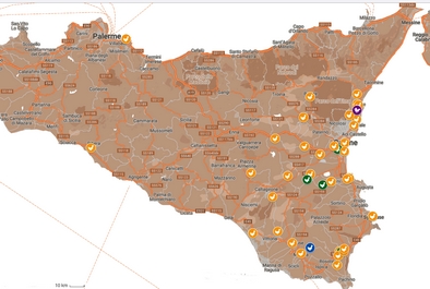 Les paysans adhérents du Consortium sont situés dans l'Est de la Sicile, non loin de Catane.
