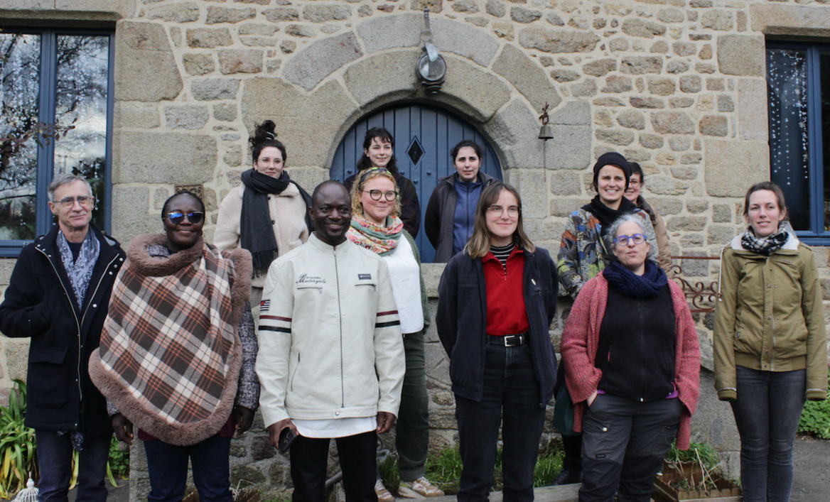 A la ferme du Bas Val à Saint-Germain-en-Coglès (35), avec des femmes agricultrices du réseau Agrobio 35