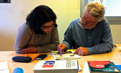 Cours à l'association Clé (voir le site en cliquant sur la photo)