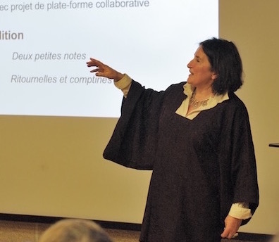 Marie-Anne Divet animatrice des éditions Histoires Ordinaires