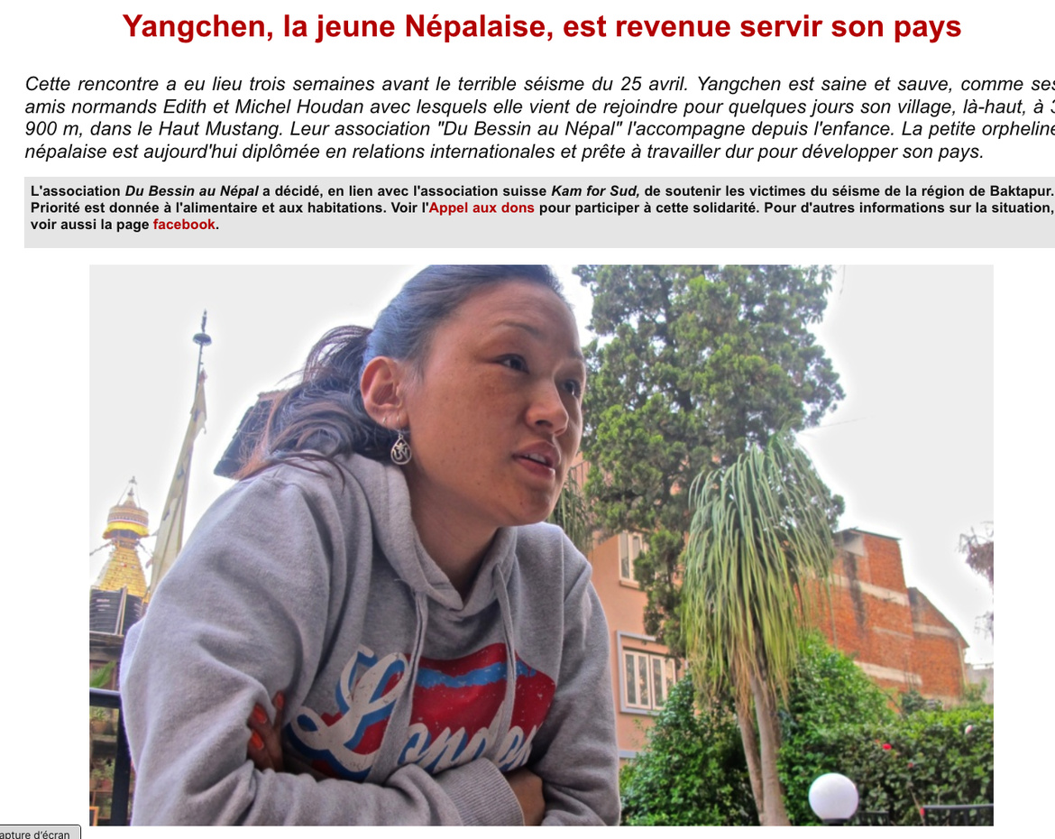 Climat : Normands et Népalais ont reconstruit un village, plus bas Climat : Normands et Népalais ont reconstruit un village, plus bas