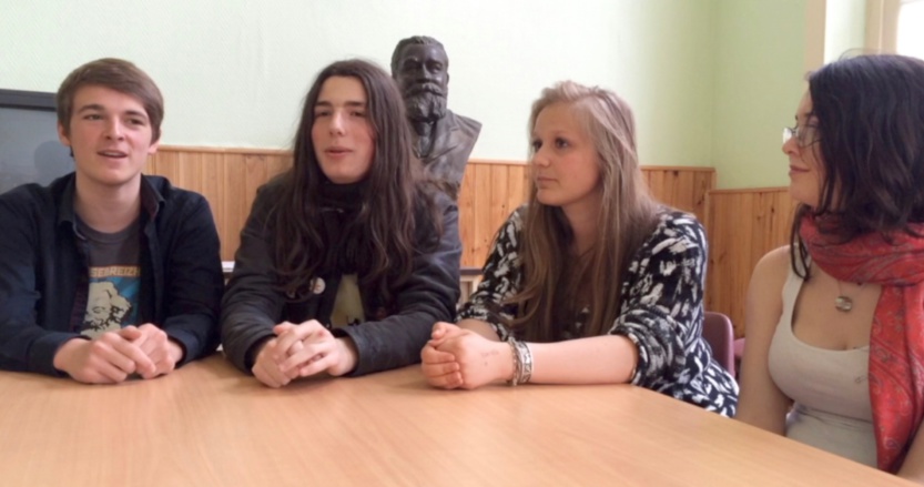 Cohen, Jarod, Camille et Myriam, de l'AG jeunes de Saint-Malo