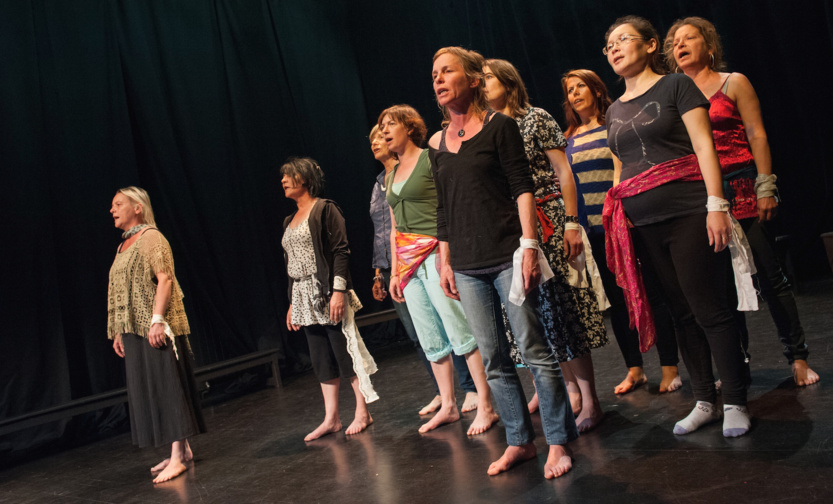 Lors d'un filage le 7 juin Lors d'un filage le 7 juin