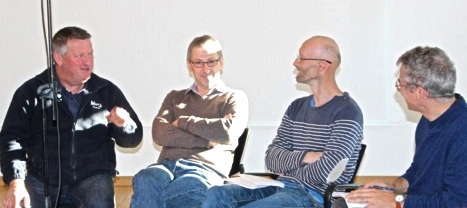 De gauche à droite : Jean-François Bertin et Jacques Cario (coprésidents de TEZEA), Guillaume Bonneau (codirecteur) et Denis Prost (responsable opérationnel).