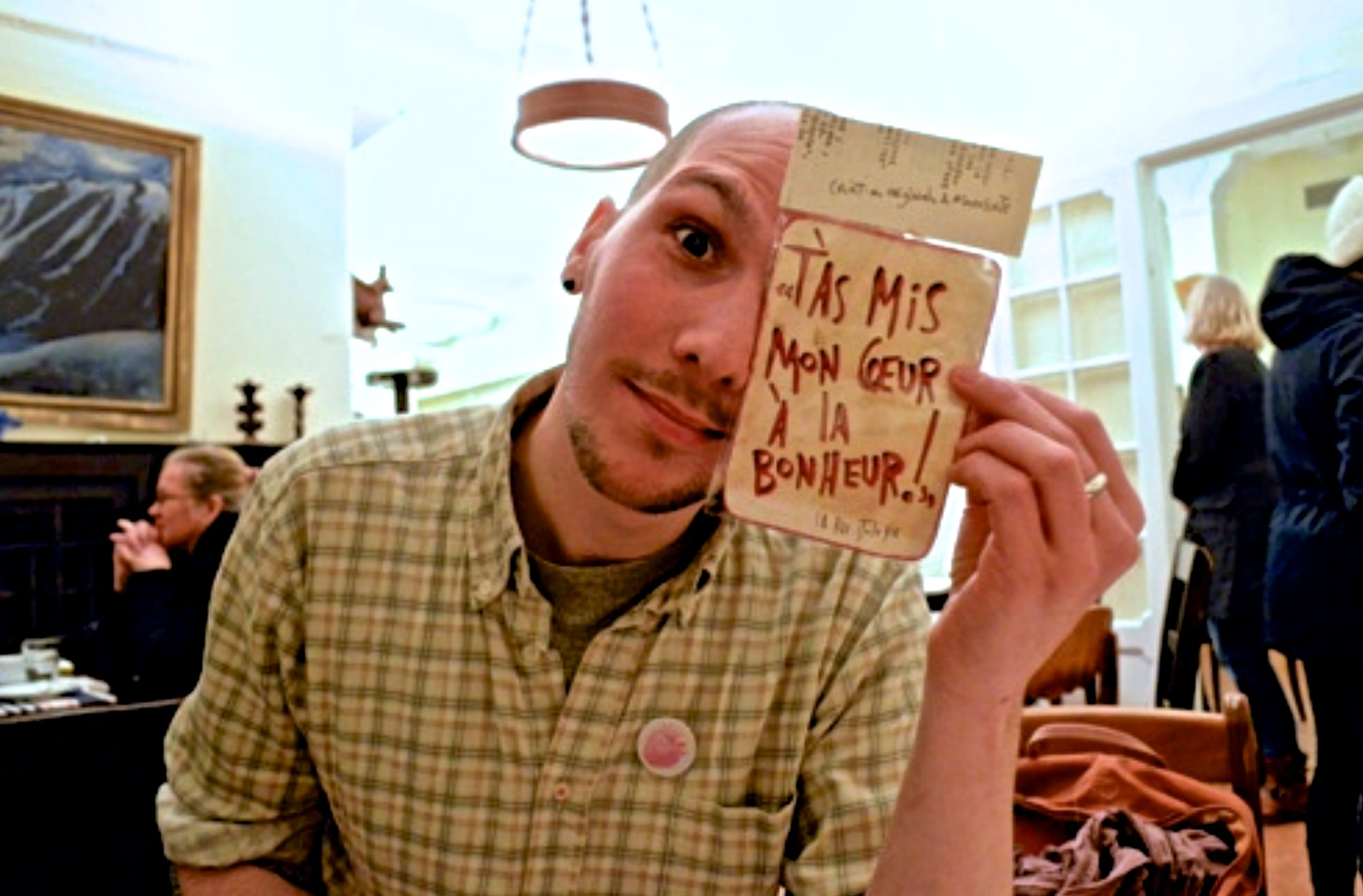 Nac' fait de son art, un art de vivre. (Photo Violette Goarant) Nac' fait de son art, un art de vivre. (Photo Violette Goarant)