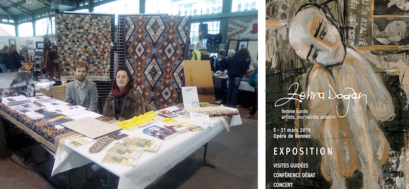 Stand au marché des Lices et expo à l'Opéra