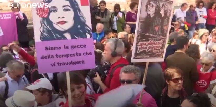 Du Vatican à Vérone, mobilisation féminine en Italie